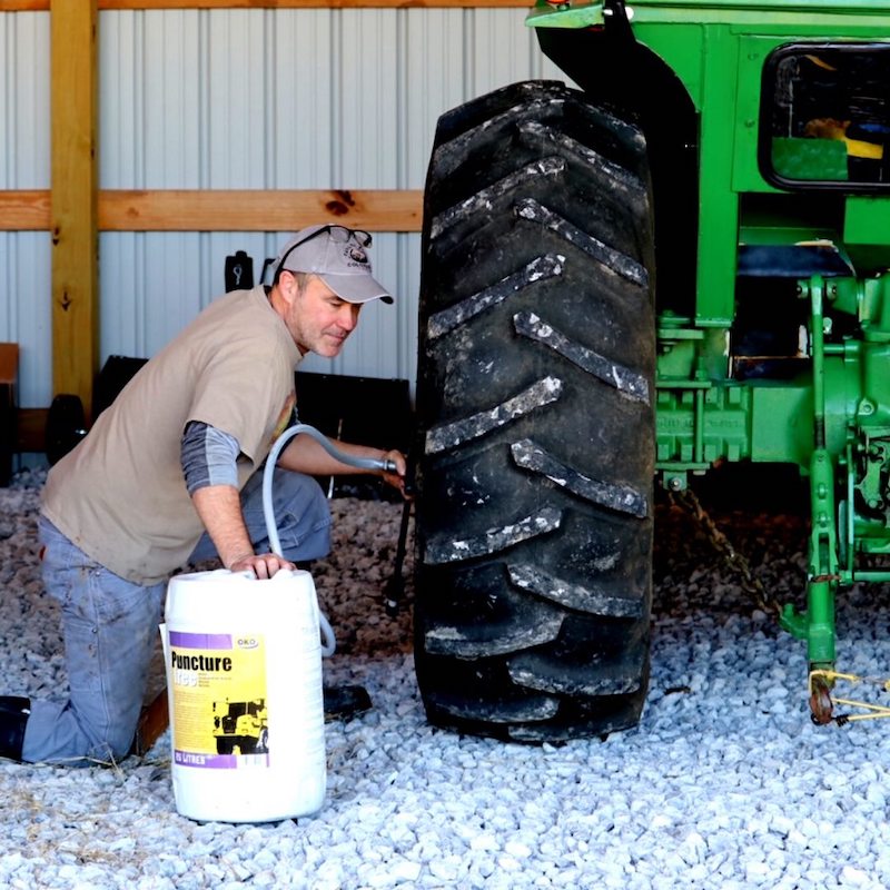 Tractor Tire Sealant Repair Punctures Instantly OKO USA